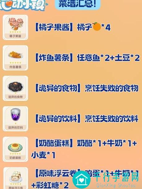 心动小镇沙滩乐园季食谱大公开！最新玩法曝光，瞬间学会美食搭配技巧！